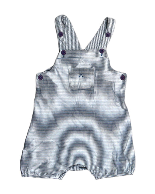 A Blue Overall Shorts from Chateau de Sable in size 6-12M for boy. (Front View)