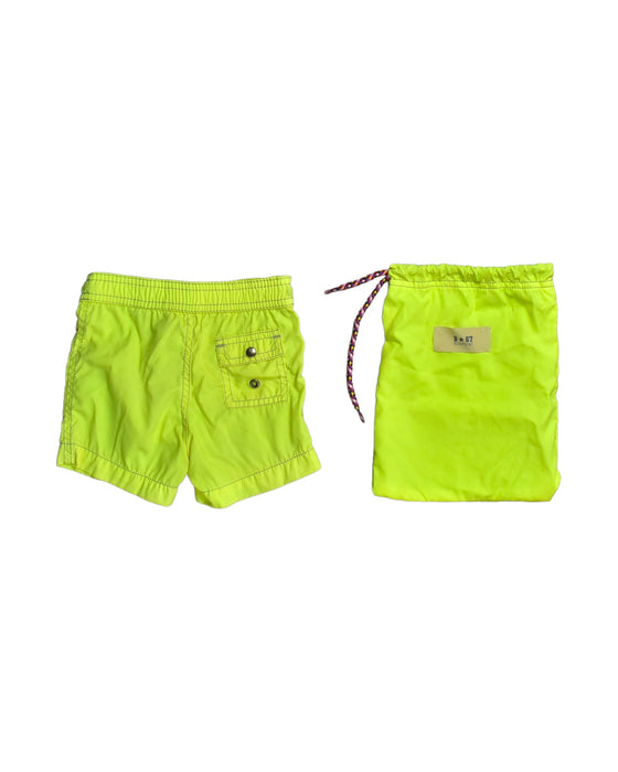 A Green Swim Shorts from Bonpoint in size 6-12M for boy. (Back View)