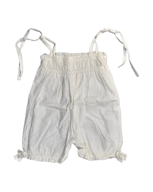 A White Jumpsuits from Chateau de Sable in size 6-12M for girl. (Front View)