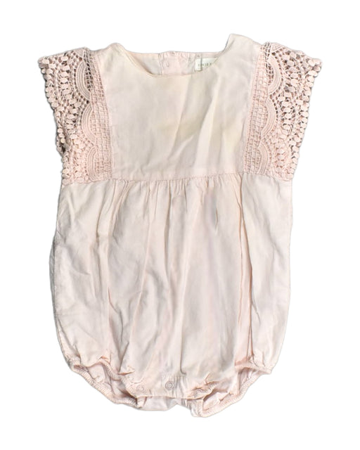 A Pink Bodysuits from Jamie Kay in size 6-12M for girl. (Front View)