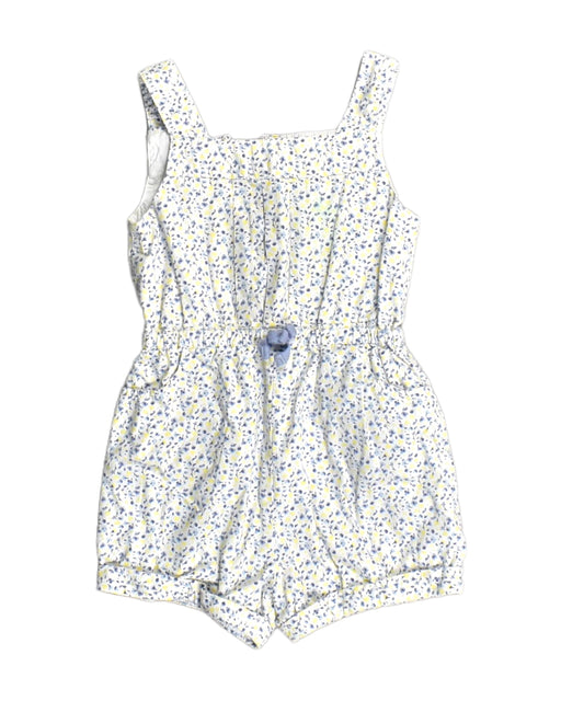A White Rompers from The Little White Company in size 3T for girl. (Front View)