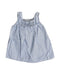 A Blue Sleeveless Tops from Little Mercerie in size 6-12M for girl. (Back View)