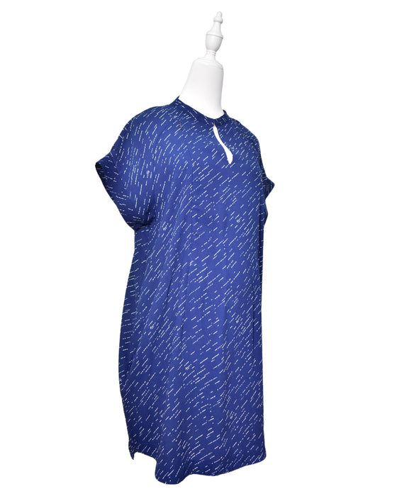 A Blue Short Sleeve Dresses from Loyal Hana in size S for maternity. (Front View)