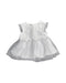 A White Sleeveless Dresses from Chateau de Sable in size 12-18M for girl. (Front View)