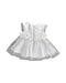 A White Sleeveless Dresses from Chateau de Sable in size 12-18M for girl. (Back View)