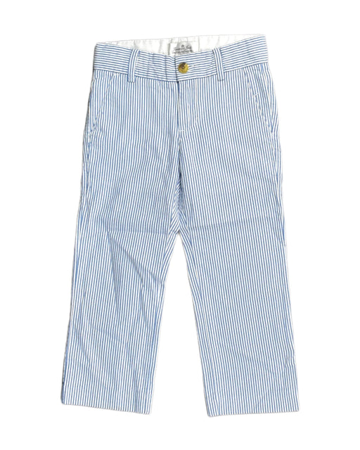 A Blue Casual Pants from Janie & Jack in size 3T for boy. (Front View)