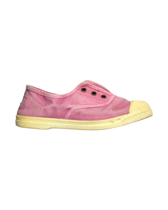 A Pink Slip Ons from Natural World Eco in size 6T for girl. (Front View)