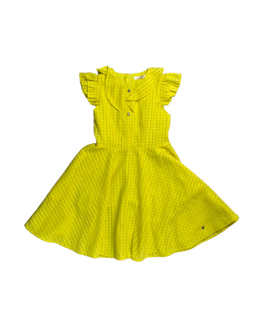 A Yellow Sleeveless Dresses from Bloom in size 8Y for girl. (Front View)