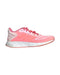 A Pink Sneakers from Adidas in size 9Y for girl. (Front View)