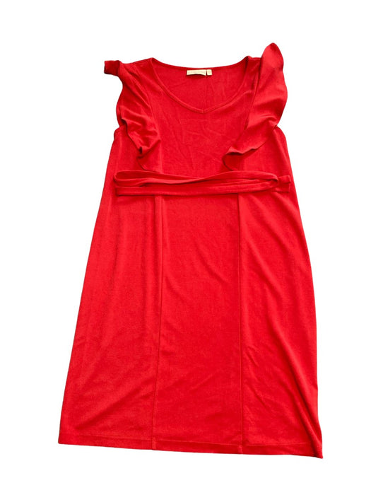 A Red Short Sleeve Dresses from Jojo Maman Bébé in size S for maternity. (Front View)