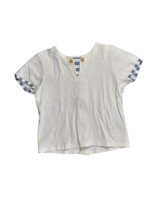 A White Short Sleeve Tops from Paz Rodriguez in size 4T for girl. (Front View)