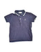 A Blue Short Sleeve Polos from Petit Bateau in size 4T for boy. (Front View)