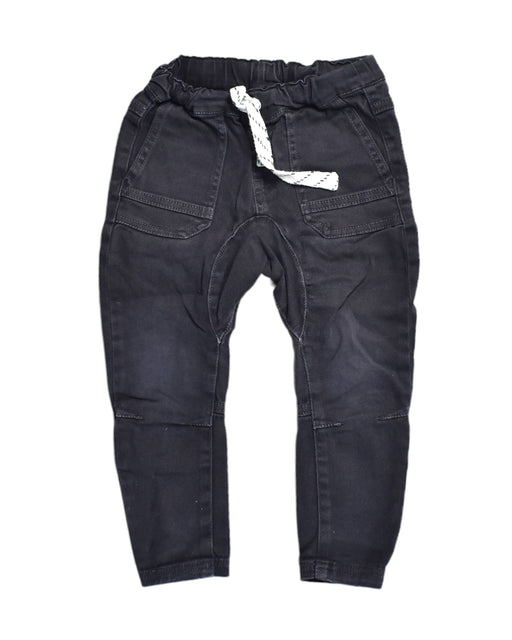 A Black Casual Pants from Seed in size 3T for girl. (Front View)
