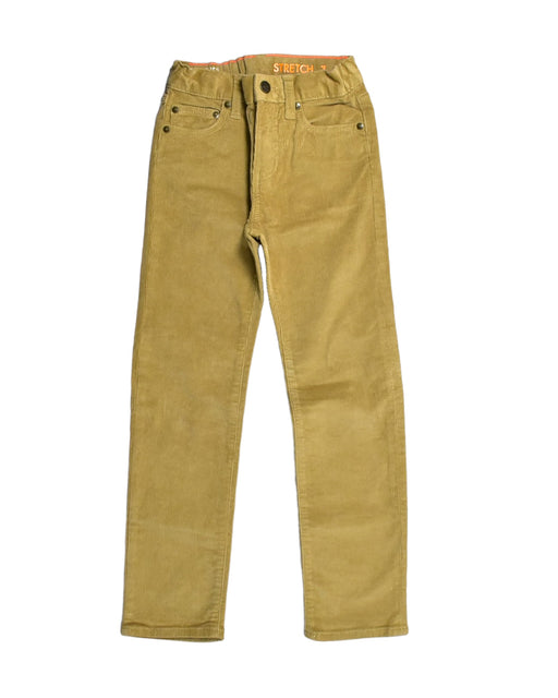 A Gold Casual Pants from Crewcuts in size 7Y for boy. (Front View)