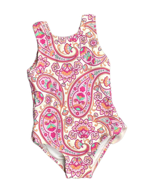 A Pink Swimsuits from Seed in size 12-18M for girl. (Front View)