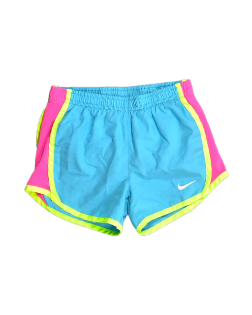 A Blue Shorts from Nike in size 4T for girl. (Front View)