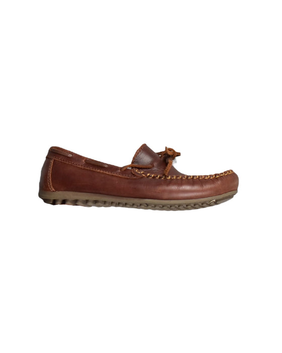 A Brown Loafers & Moccasins from Gocco in size 9Y for boy. (Front View)