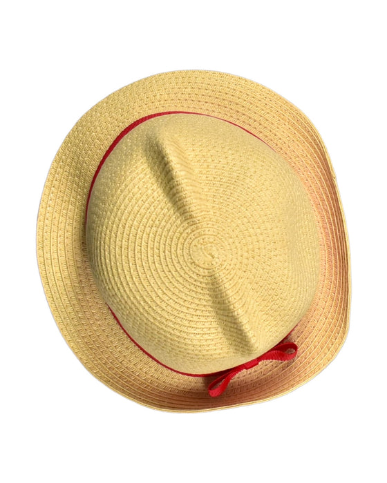 A Yellow Sun Hats from Petit Bateau in size O/S for girl. (Front View)