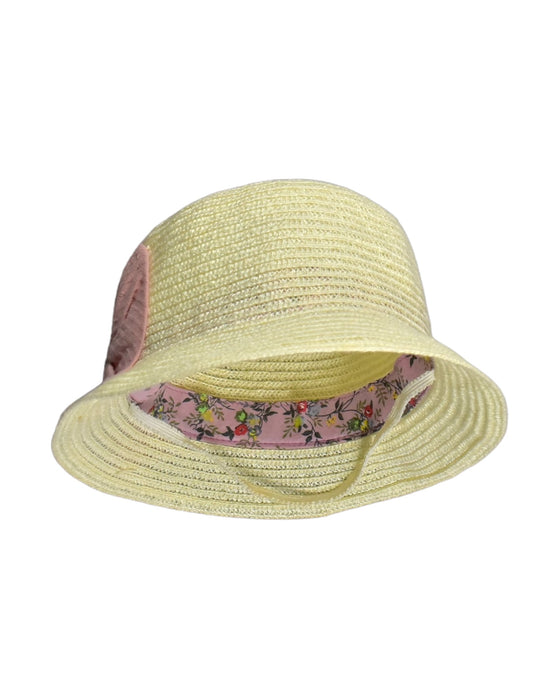 A Beige Sun Hats from Hakka in size O/S for girl. (Back View)