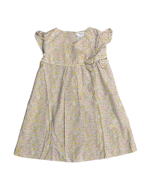 A White Short Sleeve Dresses from Cyrillus in size 12-18M for girl. (Front View)