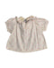 A Beige Short Sleeve Tops from Gingersnaps in size 6-12M for girl. (Back View)