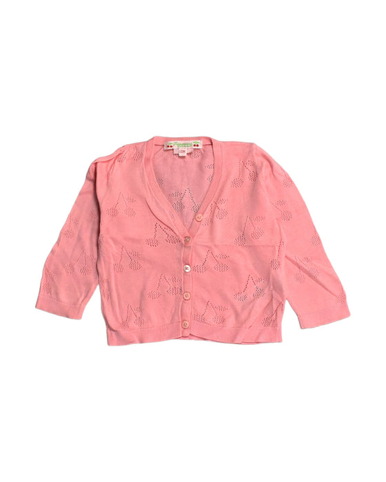 A Pink Cardigans from Bonpoint in size 6-12M for girl. (Front View)