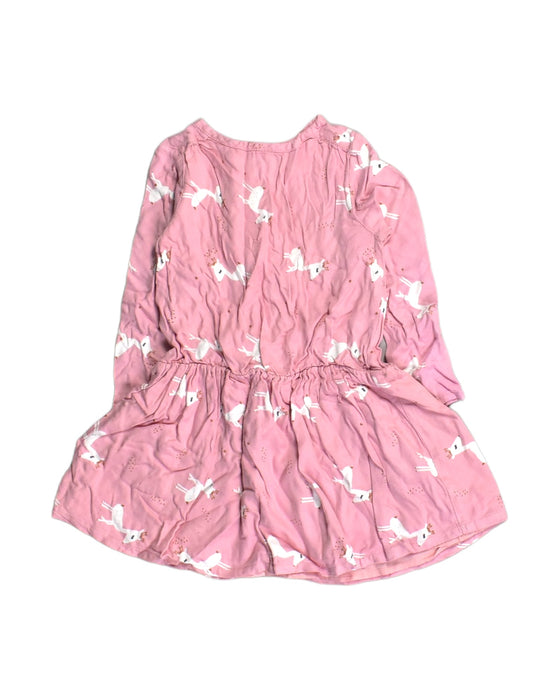 A Pink Long Sleeve Dresses from Galeries Lafayette in size 3T for girl. (Front View)