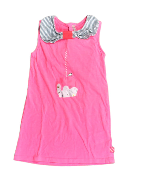 A Pink Sleeveless Dresses from Billieblush in size 3T for girl. (Front View)