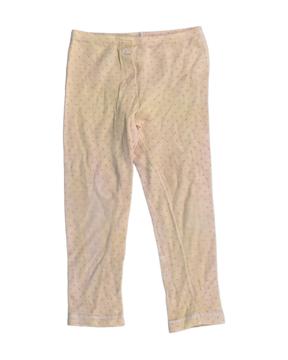 A Beige Leggings from Petit Bateau in size 3T for girl. (Front View)