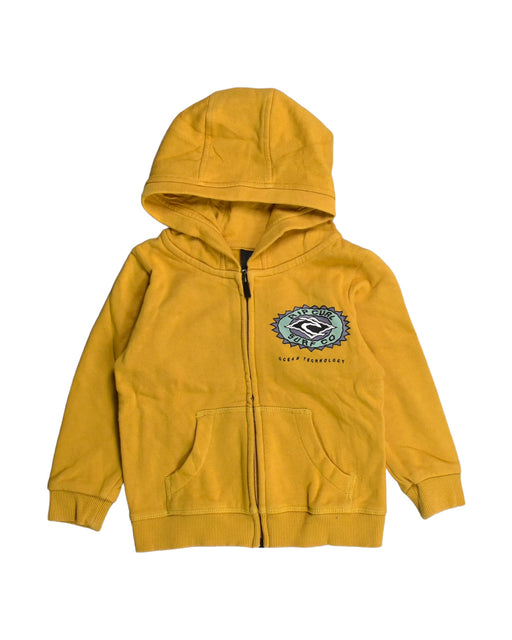 A Yellow Hoodie from Rip Curl in size 2T for neutral. (Front View)