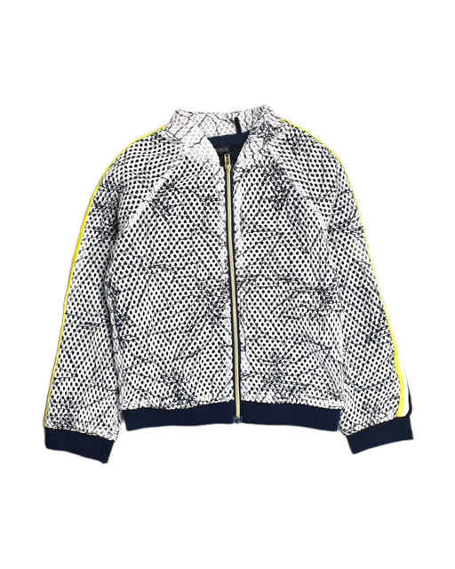 A White Lightweight Jackets from IKKS in size 4T for boy. (Front View)