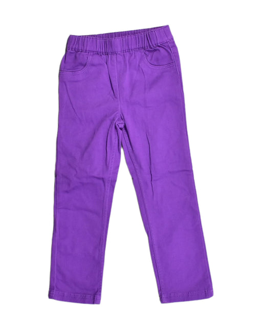 A Purple Casual Pants from Petit Bateau in size 3T for girl. (Front View)