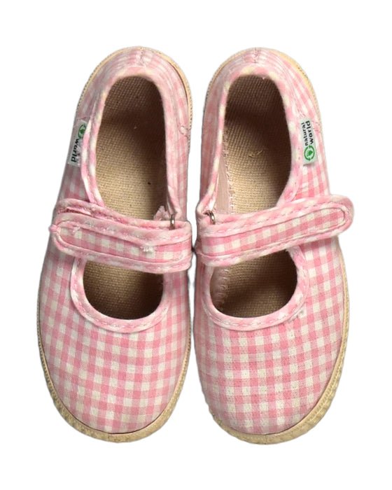 A Pink Flats from Natural World Eco in size 4T for girl. (Back View)