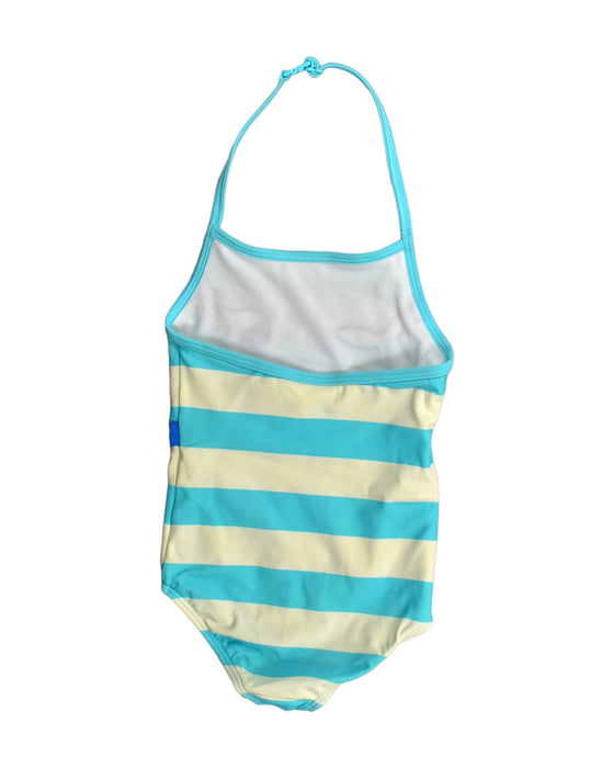 A Blue Swimsuits from Boden in size 3T for girl. (Back View)