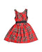 A Red Sleeveless Dresses from Polo Ralph Lauren in size 4T for girl. (Front View)