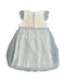 A Blue Short Sleeve Dresses from Le Petit Society in size 4T for girl. (Back View)