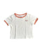 A White T Shirts from Gingersnaps in size 12-18M for boy. (Front View)