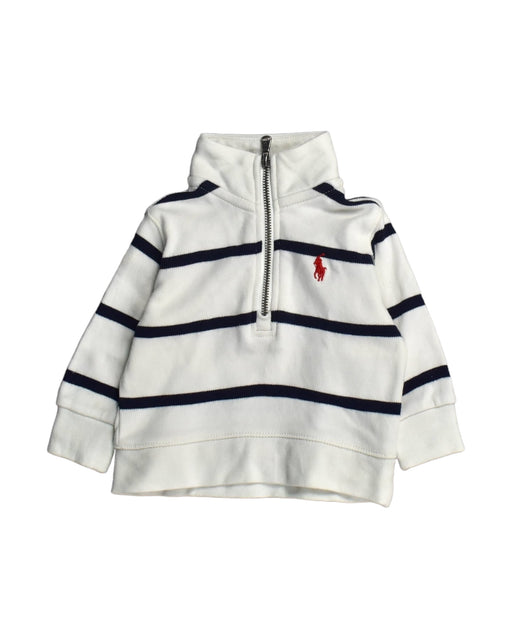 A White Lightweight Jackets from Ralph Lauren in size 0-3M for boy. (Front View)