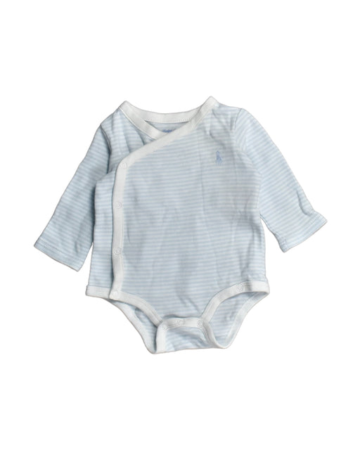 A Blue Bodysuits from Ralph Lauren in size 0-3M for boy. (Front View)