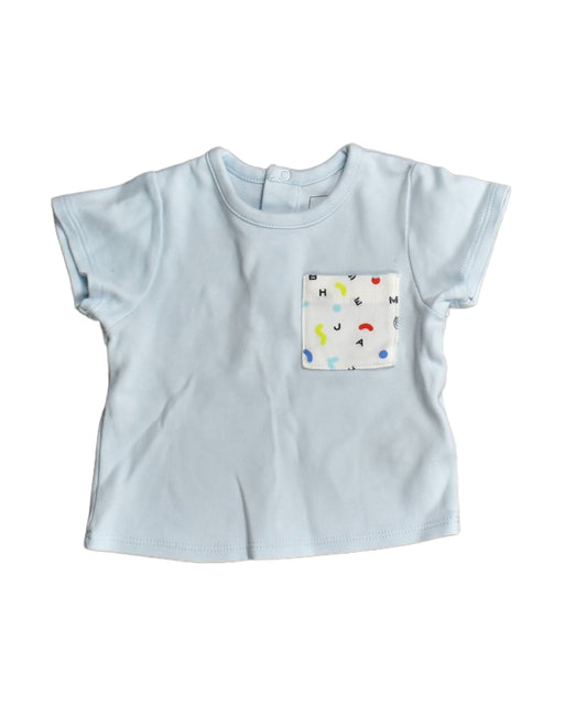 A Blue Short Sleeve Tops from Little Marc Jacobs in size Newborn for girl. (Front View)