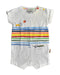 A White Rompers from Paul Smith in size Newborn for boy. (Front View)