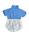 A Blue Rompers from Wedoble in size 3-6M for girl. (Back View)