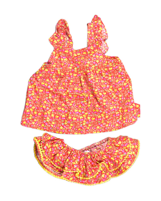 A Orange Swimsuits from La Coqueta in size 2T for girl. (Front View)