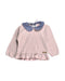 A Pink Short Sleeve Tops from Calamaro in size 3T for girl. (Front View)