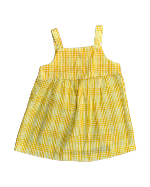 A Yellow Sleeveless Dresses from KLARRA in size 3T for girl. (Front View)