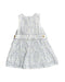 A White Sleeveless Dresses from Bochechas in size 2T for girl. (Back View)