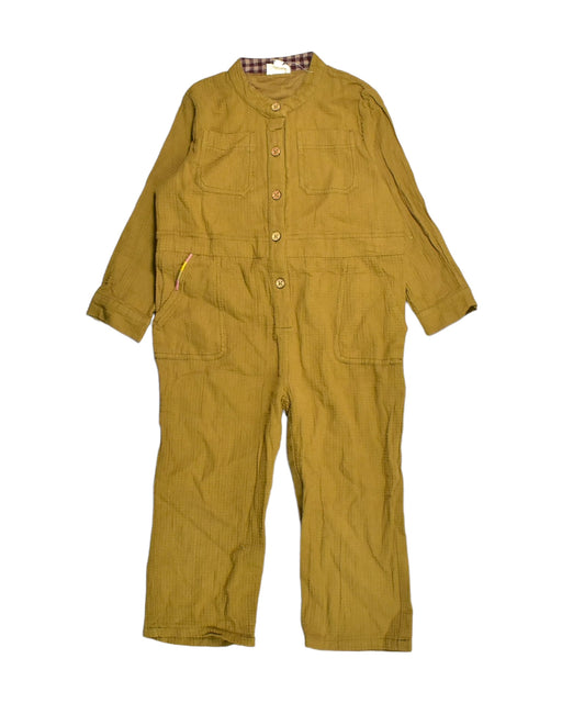 A Gold Jumpsuits from Louise Misha in size 3T for girl. (Front View)