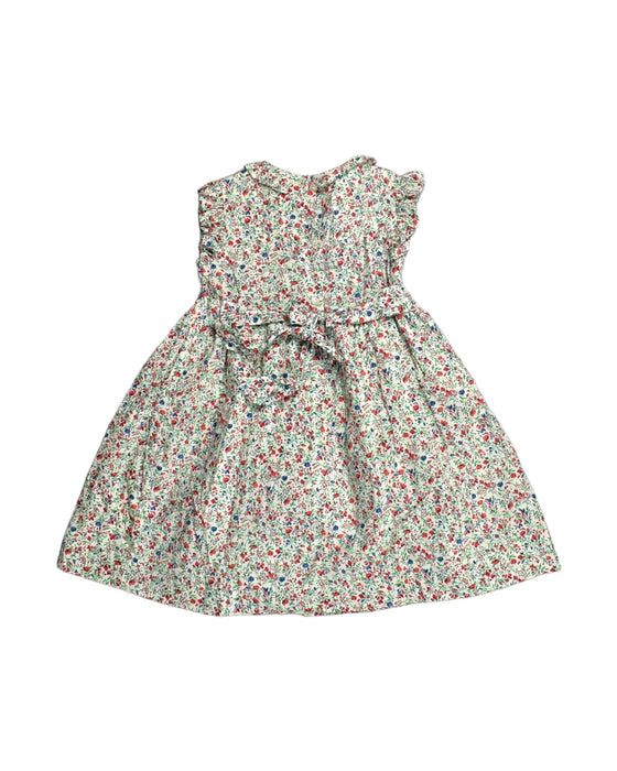 A Green Sleeveless Dresses from Piccolini The Children Atelier in size 2T for girl. (Back View)