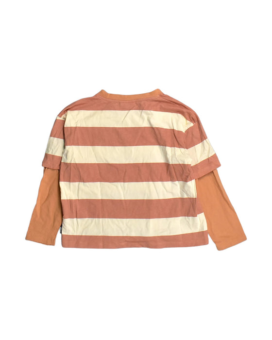 A Orange Long Sleeve Tops from Daily Brat in size 6T for boy. (Back View)