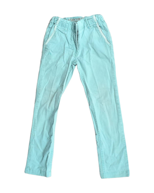 A Teal Casual Pants from Chateau de Sable in size 6T for girl. (Front View)